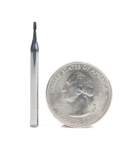51668 AlTiN Coated CNC Steel, Stainless Steel & Composite Square Mini End Mill 0.050 Dia x 0.174 x 1/8 Shank