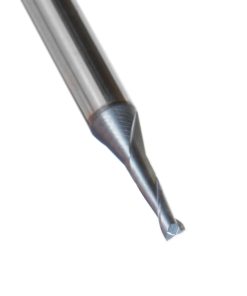 51669 AlTiN Coated CNC Steel, Stainless Steel & Composite Square Mini End Mill 0.055 Dia x 0.267 x 1/8 Shank