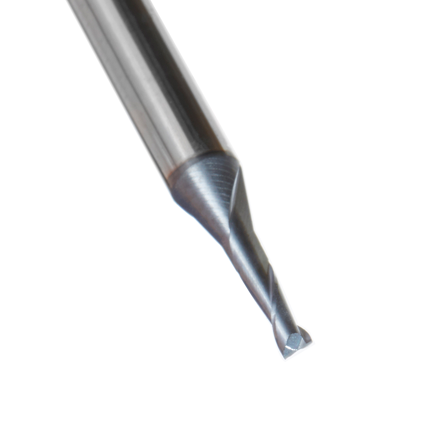 51669 AlTiN Coated CNC Steel, Stainless Steel & Composite Square Mini End Mill 0.055 Dia x 0.267 x 1/8 Shank