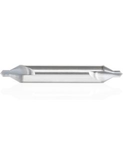 51672 CNC 118 Degree Point Center Drill High Performance Solid Carbide 60 Degree Countersink 5/16 Dia x 1/8 x 5/16 Shank AlTiN Coated Router Bit