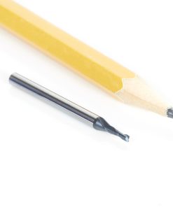 51679 AlTiN Coated CNC Steel, Stainless Steel & Composite Square Mini End Mill 0.060 Dia x 0.360 x 1/8 Shank