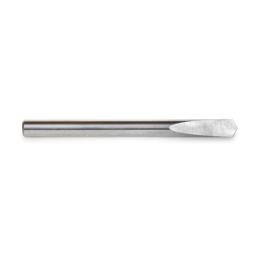51682 CNC Solid Carbide 118 Degree Point Spade Drill 1/8 Dia x 7/16 x 1/8 Shank Router Bit