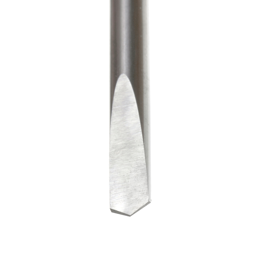 51682 CNC Solid Carbide 118 Degree Point Spade Drill 1/8 Dia x 7/16 x 1/8 Shank Router Bit