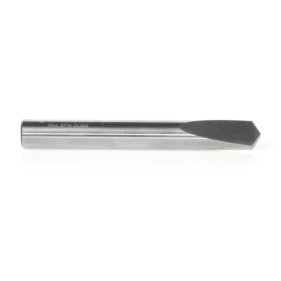 51688 CNC Solid Carbide 118 Degree Point Spade Drill 5/16 Dia x 7/8 x 5/16 Shank Router Bit
