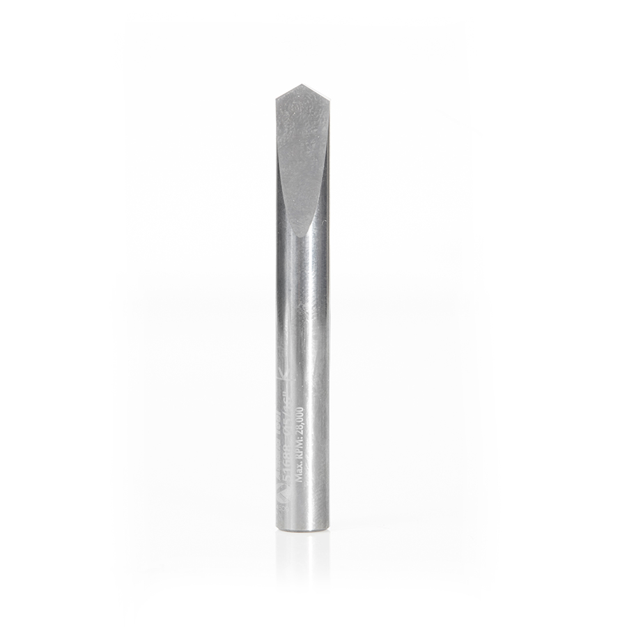 51688 CNC Solid Carbide 118 Degree Point Spade Drill 5/16 Dia x 7/8 x 5/16 Shank Router Bit