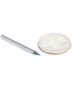 51719 AlTiN Coated CNC Steel, Stainless Steel & Composite Square Mini End Mill 0.010 Dia x 0.030 x 1/8 Shank