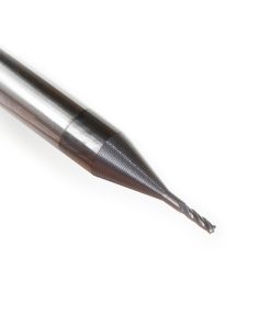51722 AlTiN Coated CNC Steel, Stainless Steel & Composite Square Mini End Mill 0.025 Dia x 0.075 x 1/8 Shank