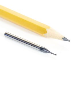 51723 AlTiN Coated CNC Steel, Stainless Steel & Composite Square Mini End Mill 0.030 Dia x 0.090 x 1/8 Shank