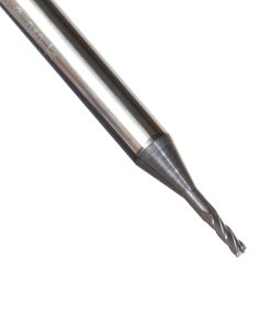 51725 AlTiN Coated CNC Steel, Stainless Steel & Composite Square Mini End Mill 0.040 Dia x 0.120 x 1/8 Shank