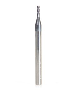 51728 AlTiN Coated CNC Steel, Stainless Steel & Composite Square Mini End Mill 0.055 Dia x 0.267 x 1/8 Shank