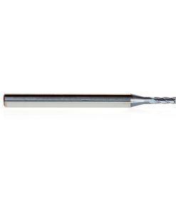 51729 AlTiN Coated CNC Steel, Stainless Steel & Composite Square Mini End Mill 0.060 Dia x 0.360 x 1/8 Shank