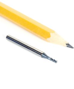 51729 AlTiN Coated CNC Steel, Stainless Steel & Composite Square Mini End Mill 0.060 Dia x 0.360 x 1/8 Shank