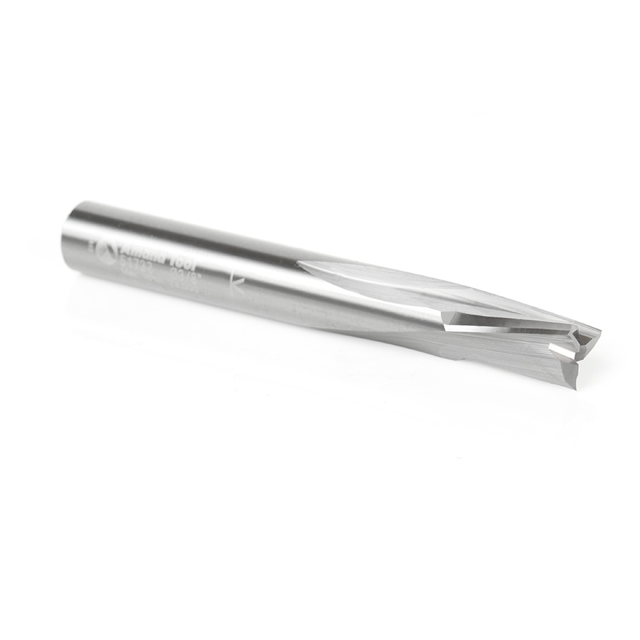 51732 Solid Carbide Spiral Finisher 3/8 Dia x 5/8 x 3/8 Shank Down-Cut Router Bit