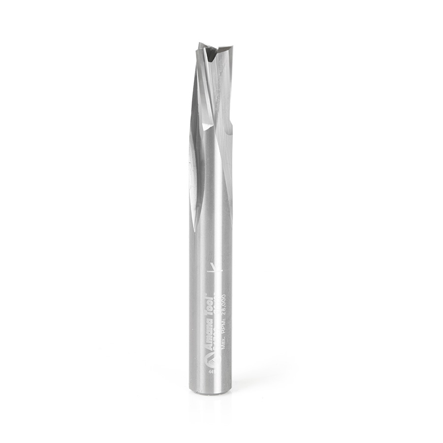 51732 Solid Carbide Spiral Finisher 3/8 Dia x 5/8 x 3/8 Shank Down-Cut Router Bit