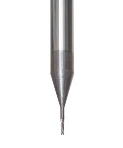 51741 AlTiN Coated CNC Steel, Stainless Steel & Composite Ball End Mini Mill 0.020 Dia x 0.060 x 1/8 Shank