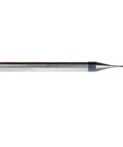51742 AlTiN Coated CNC Steel, Stainless Steel & Composite Ball End Mini Mill 0.025 Dia x 0.075 x 1/8 Shank
