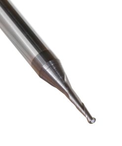 51745 AlTiN Coated CNC Steel, Stainless Steel & Composite Ball End Mini Mill 0.040 Dia x 0.120 x 1/8 Shank