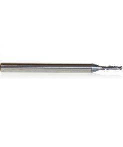 51749 AlTiN Coated CNC Steel, Stainless Steel & Composite Ball End Mini Mill 0.060 Dia x 0.360 x 1/8 Shank