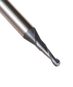 51749 AlTiN Coated CNC Steel, Stainless Steel & Composite Ball End Mini Mill 0.060 Dia x 0.360 x 1/8 Shank