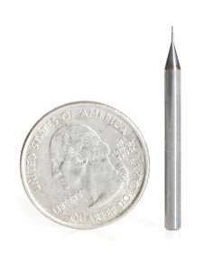 51751 AlTiN Coated CNC Steel, Stainless Steel & Composite Ball End Mini Mill 0.015 Dia x 0.045 x 1/8 Shank