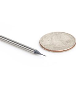 51752 AlTiN Coated CNC Steel, Stainless Steel & Composite Ball End Mini Mill 0.020 Dia x 0.060 x 1/8 Shank