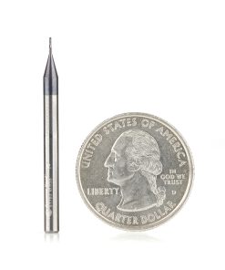 51752 AlTiN Coated CNC Steel, Stainless Steel & Composite Ball End Mini Mill 0.020 Dia x 0.060 x 1/8 Shank