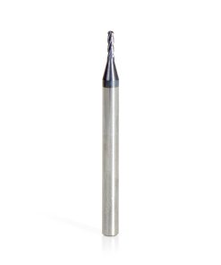 51758 AlTiN Coated CNC Steel, Stainless Steel & Composite Ball End Mini Mill 0.050 Dia x 0.174 x 1/8 Shank