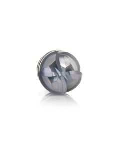 51804 High Performance Solid Carbide CNC Steel, Stainless Steel & Composite Cutting Variable Helix Spiral Ball Nose with AlTiN Coating 4-Flute x 1/2 Dia x 1 x 1/2 Shank x 3 Inch Long Up-Cut Router Bit/End Mill