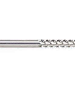 51820 CNC Solid Carbide 3 Flute Aluminum and Acrylic Cutting 55º Helix End Mill 10mm Dia x 45mm x 10mm Shank