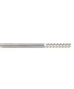 51823 CNC Solid Carbide 3 Flute Aluminum and Acrylic Cutting 55º Helix End Mill 6mm Dia x 35mm x 6mm Shank