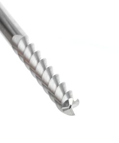 51824 CNC Solid Carbide 3 Flute Aluminum and Acrylic Cutting 55º Helix End Mill 8mm Dia x 45mm x 8mm Shank
