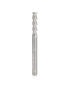 51830 CNC Solid Carbide Aluminum and Acrylic Cutting 55º Helix End Mill 1/8 Dia x 1/2 x 1/8 Inch Shank