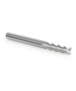 51830 CNC Solid Carbide Aluminum and Acrylic Cutting 55º Helix End Mill 1/8 Dia x 1/2 x 1/8 Inch Shank
