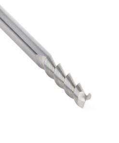 51830 CNC Solid Carbide Aluminum and Acrylic Cutting 55º Helix End Mill 1/8 Dia x 1/2 x 1/8 Inch Shank