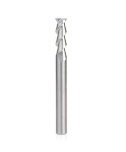 51832 CNC Solid Carbide Aluminum and Acrylic Cutting 55º Helix End Mill 1/4 Dia x 3/4 x 1/4 Inch Shank