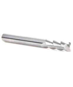 51832 CNC Solid Carbide Aluminum and Acrylic Cutting 55º Helix End Mill 1/4 Dia x 3/4 x 1/4 Inch Shank