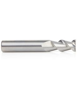 51835 CNC Solid Carbide Aluminum and Acrylic Cutting 55º Helix End Mill 1/2 Dia x 1 x 1/2 Inch Shank