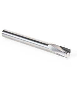 51892 Solid Carbide Slow Spiral O Flute Acrylic Cutting 1/4 Dia x 3/8 x 1/4 Inch Shank Up-Cut Router Bit