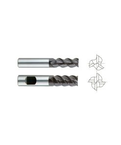 YG1-95063 - 1/8 x 1/8 x 1/2 x 1-1/2 - 3 Flute Regular Length 50 Deg Helix Jet-Power Carbide