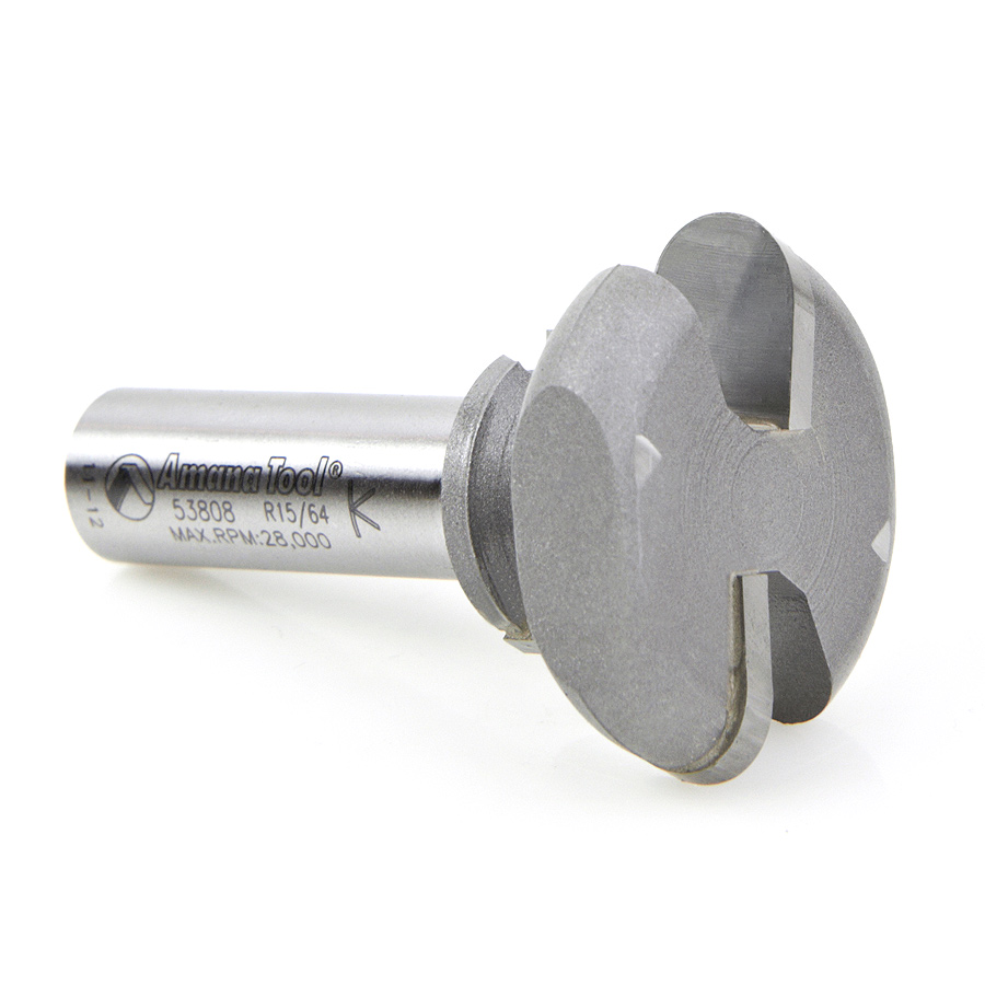 53808 Carbide Tipped Finger Grip 5/64 x 15/64 Radius x 1-1/2 Dia x 13/16 x 1/2 Inch Shank