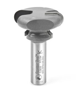 53808 Carbide Tipped Finger Grip 5/64 x 15/64 Radius x 1-1/2 Dia x 13/16 x 1/2 Inch Shank