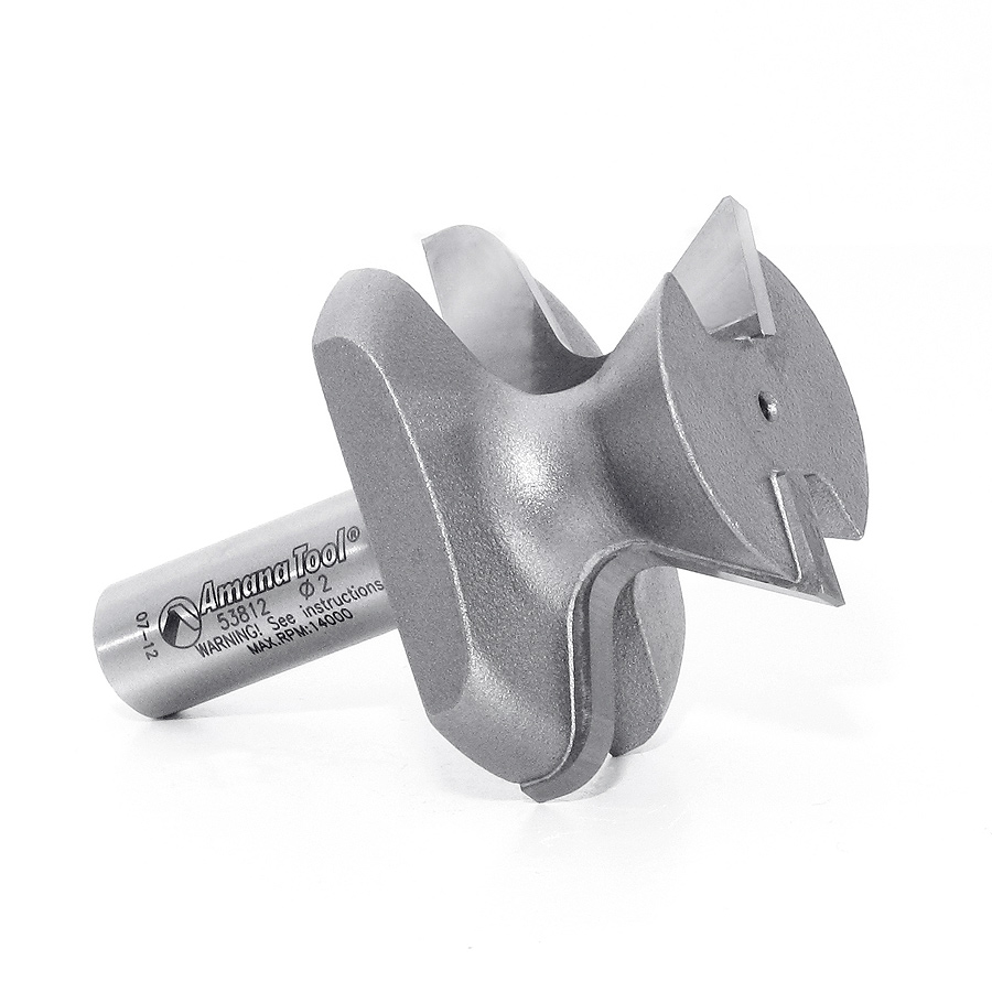53812 Carbide Tipped Finger Grip 1/4 x 3/16 Radius x 2 Inch Dia x 1-1/4 x 1/2 Shank