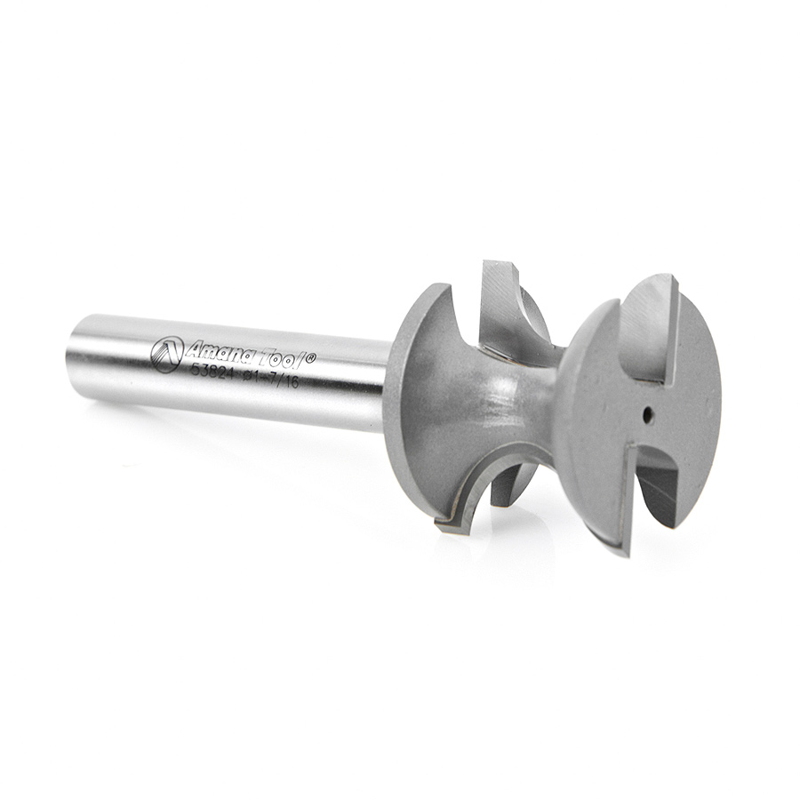 53824 Carbide Tipped Window Sill Edge 3/8 Radius x 1-7/16 Dia x 1-1/8 x 1/2 Inch Shank