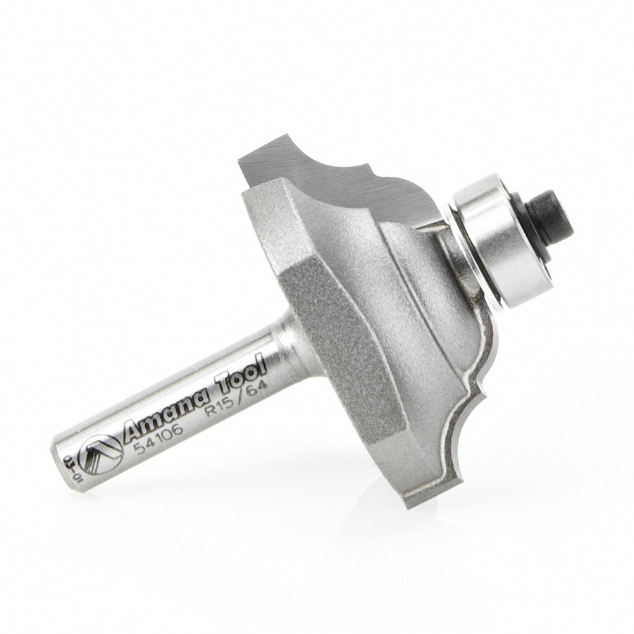 54106 Carbide Tipped Classical Bead & Cove 7/32 x 15/64 Radius x 1-1/2 Dia x 5/8 x 1/4 Inch Shank