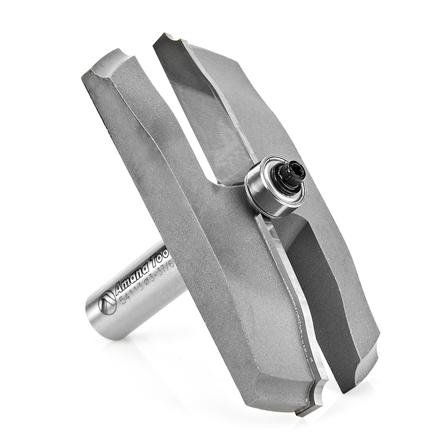 54113 Carbide Tipped Classical Raised Panel 5/32 Radius x 3-9/16 Dia x 1/2 x 1/2 Inch Shank