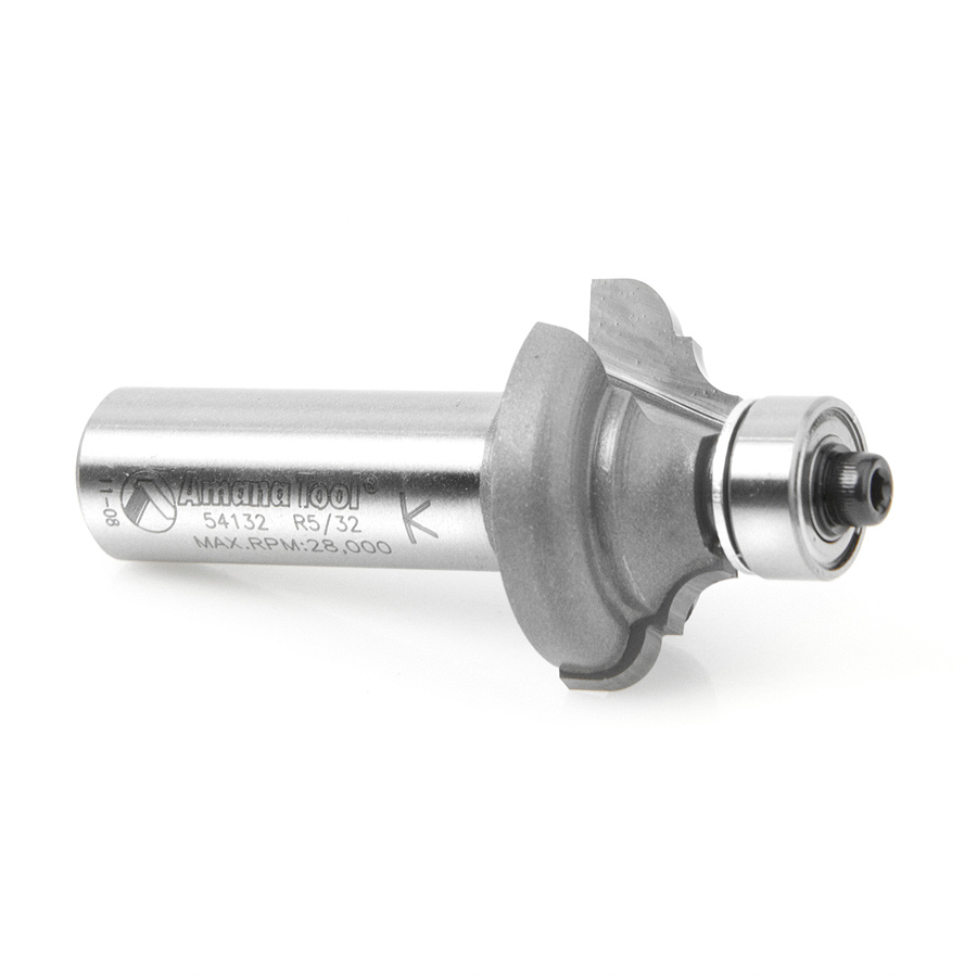54132 Carbide Tipped Classical Cove & Bead 5/32 x 5/32 Radius x 1-1/8 Dia x 1/2 x 1/2 Inch Shank