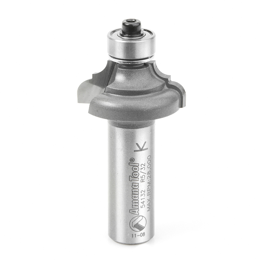 54132 Carbide Tipped Classical Cove & Bead 5/32 x 5/32 Radius x 1-1/8 Dia x 1/2 x 1/2 Inch Shank