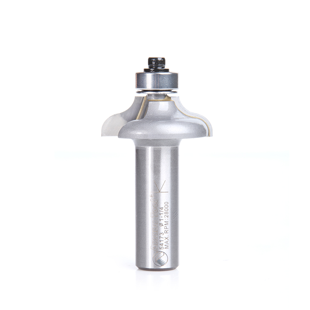 54173 Carbide Tipped Ogee 7/32 Radius x 1-1/4 Dia x 7/16 x 1/2 Inch Shank for 1-1/8 Material
