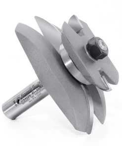 54229 Carbide Tipped Cove Raised Panel with Back Cutter 1-9/16 Radius x 3-3/8 Dia x 1-1/16 x 1/2 Inch Shank