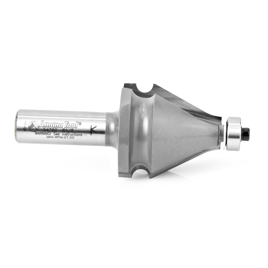 54262 Carbide Tipped Handrail 1/8 x 19/32 Radius x 1-3/8 Dia x 1-1/2 x 1/2 Inch Shank